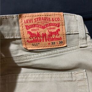 Levi's Men's Beige Slim Jeans
